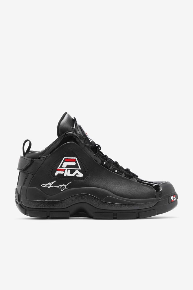 Fila Trainers Mens Black Grant Hill 2 25th Anniversary Edition - Ireland 38041-EPUI